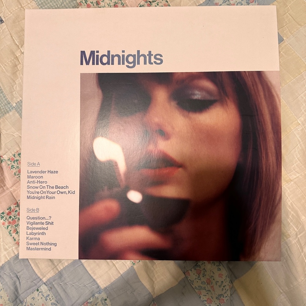Midnights Signed Vinyl Record